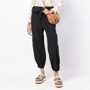Ulla Johnson Alden cotton-canvas tapered pants Size 12